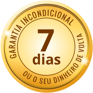 Garantia incondicional de 7 dias ou seu dinheiro de volta